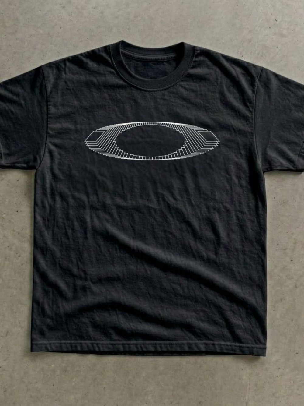 Gildan Black Oakley Geometric T-shirt